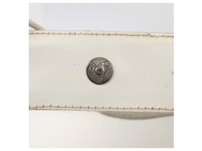 Borsa a Spalla GUCCI Vinile Trasparente Bianco Argento 001 2058 1772 5 Auth bs17041 - vista 14