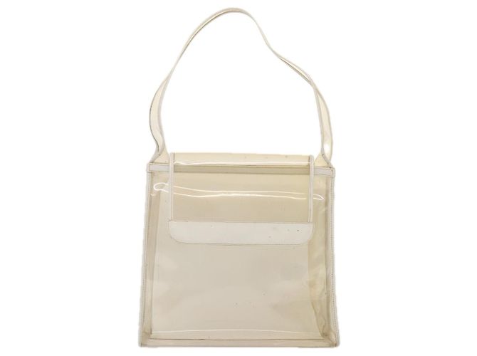 Borsa a Spalla GUCCI Vinile Trasparente Bianco Argento 001 2058 1772 5 Auth bs17041 - vista 2