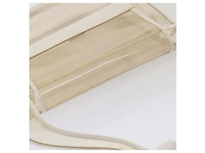 Borsa a Spalla GUCCI Vinile Trasparente Bianco Argento 001 2058 1772 5 Auth bs17041 - vista 6