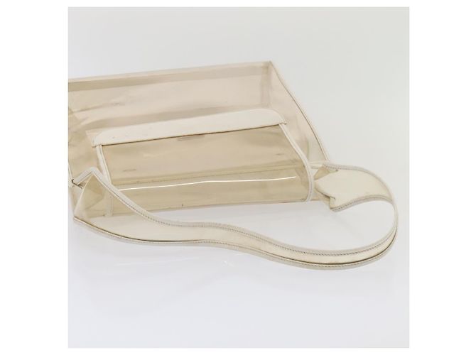 Borsa a Spalla GUCCI Vinile Trasparente Bianco Argento 001 2058 1772 5 Auth bs17041 - vista 7