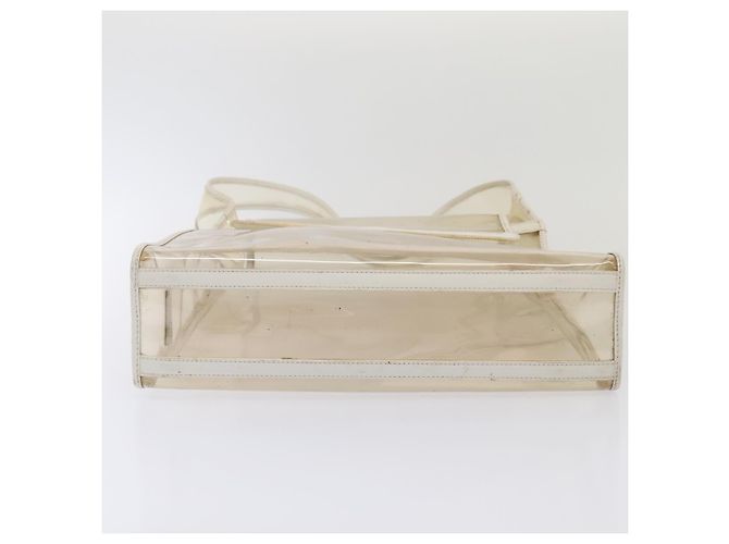 Borsa a Spalla GUCCI Vinile Trasparente Bianco Argento 001 2058 1772 5 Auth bs17041 - vista 9