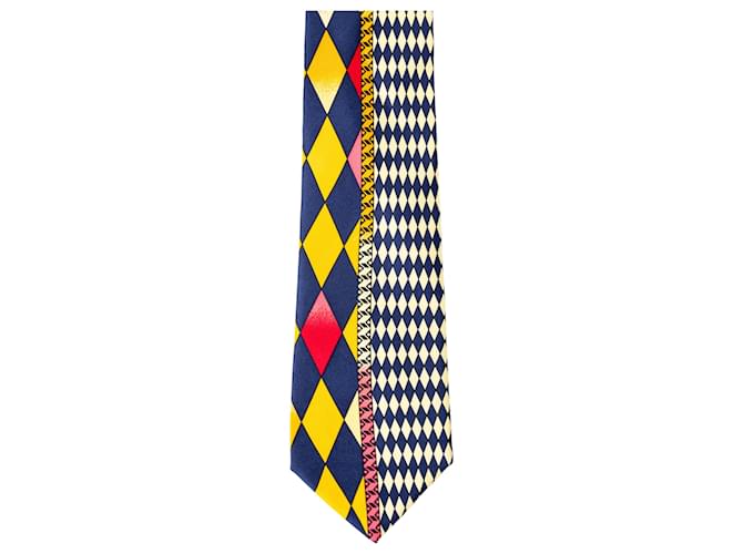 Cravatta stampata Gianni Versace Versus Multicolore - vista 4