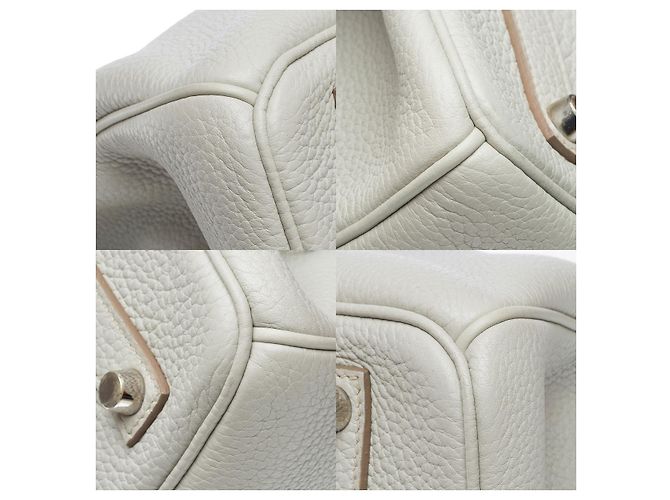 Hermès Sac HERMES Birkin 35 en Cuir Gris - 102151 - vista 12