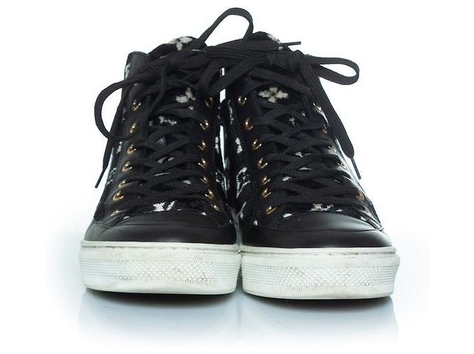 Stellar Monogramm Samt Sneaker von Louis Vuitton Schwarz Weiß - Ansicht 5