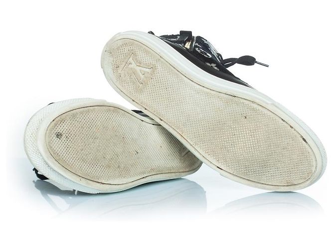 Stellar Monogramm Samt Sneaker von Louis Vuitton Schwarz Weiß - Ansicht 7