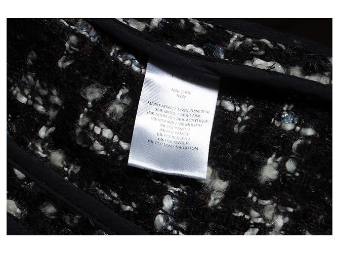 IRO, Nalokie Tweedjacke in Schwarz und Weiß - Ansicht 5