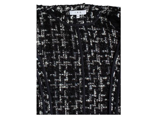 IRO, Nalokie Tweedjacke in Schwarz und Weiß - Ansicht 6