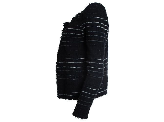 Isabel Marant Etoile Isabel Marant Étoile, gestreifter Blazer in Schwarz - Ansicht 2