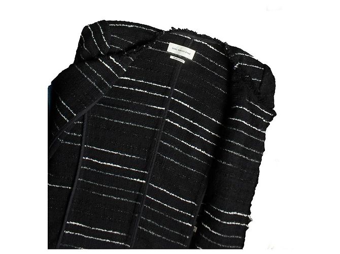 Isabel Marant Etoile Isabel Marant Étoile, gestreifter Blazer in Schwarz - Ansicht 5
