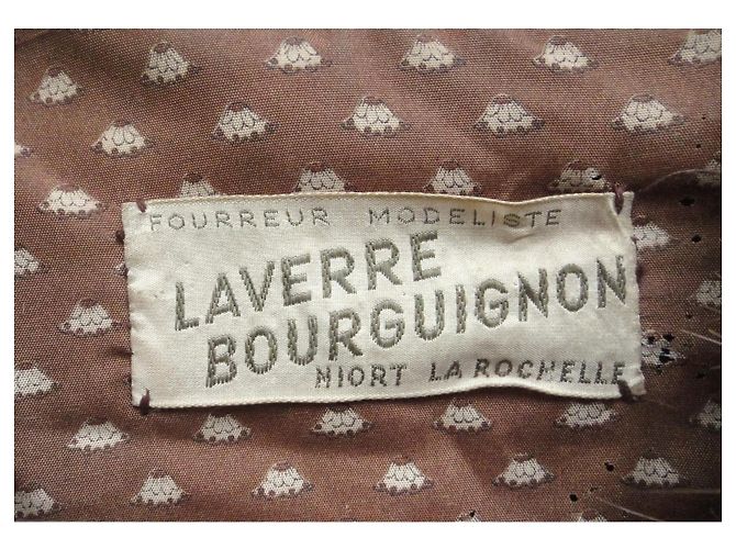 Autre Marque Abrigo de piel beige - vista 4