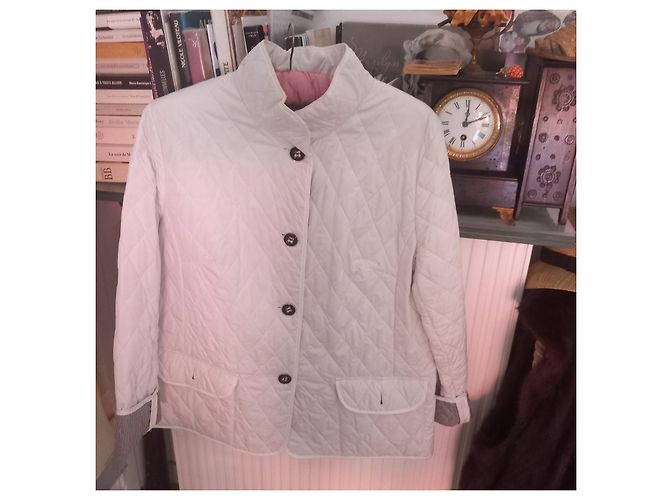 Autre Marque Weiße Steppjacke aus Polyester - Ansicht 2
