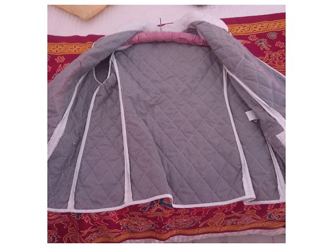 Autre Marque Weiße Steppjacke aus Polyester - Ansicht 4