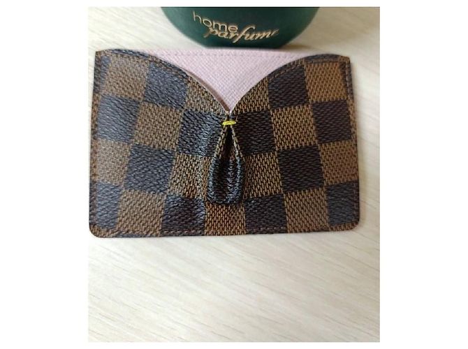Organizer Porta tarjetas de visita Louis Vuitton Damier Marrón Castaño - vista 2