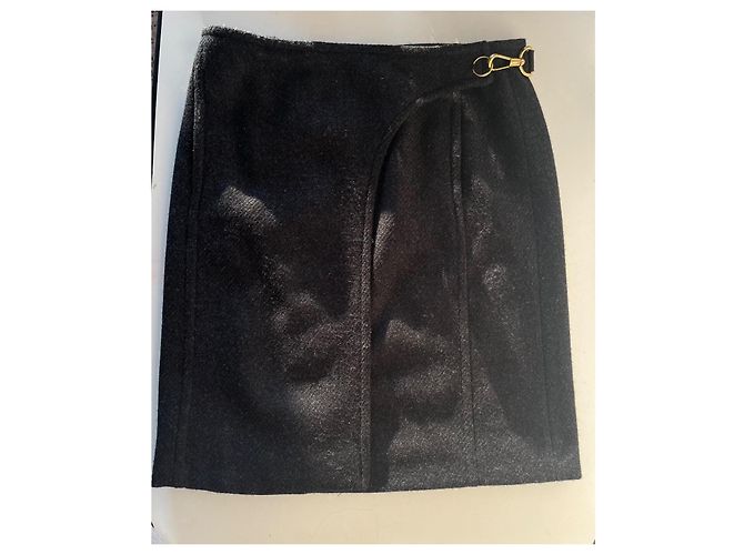 Falda Gucci Piccole Negra Gris Negro - vista 2