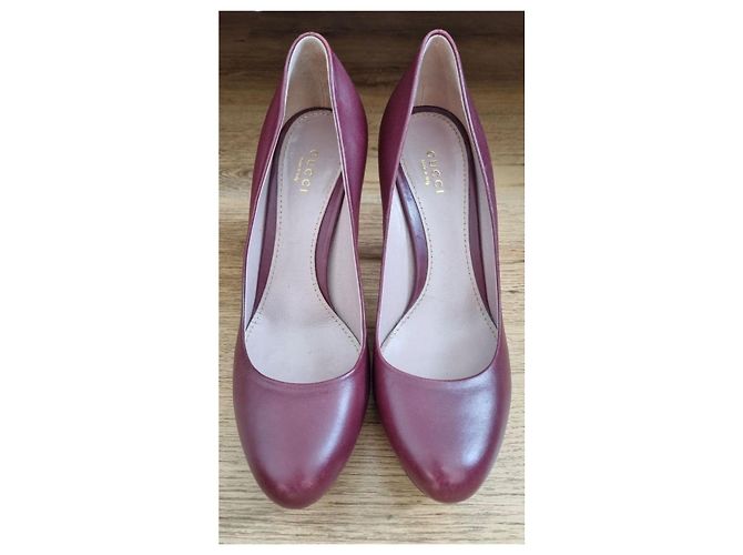 Marmont Décolleté Gucci in pelle rossa Rosso - vista 2