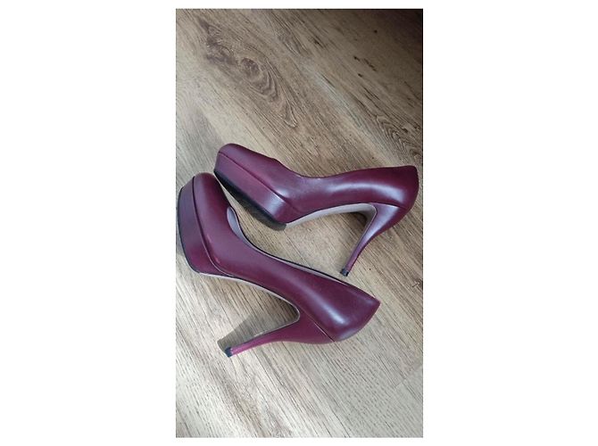 Marmont Décolleté Gucci in pelle rossa Rosso - vista 5