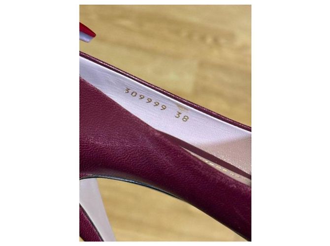Marmont Décolleté Gucci in pelle rossa Rosso - vista 6