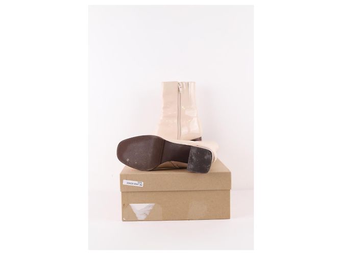 Anthology Paris Botas de cuero charol Blanco - vista 6