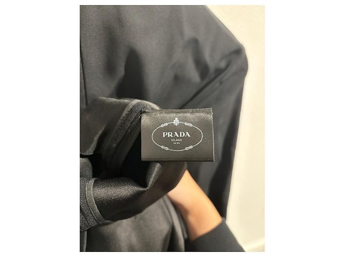 PRADA Kleider T.IT 46 Viskose Schwarz - Ansicht 9