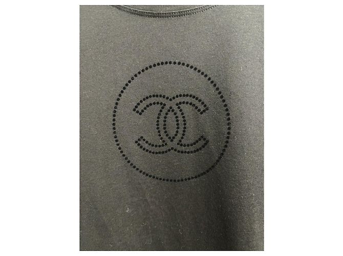 CHANEL Tops T.International S Algodón Negro - vista 3
