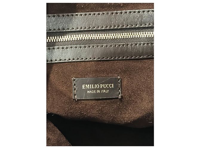 Borse EMILIO PUCCI T. Pelliccia Marrone - vista 10