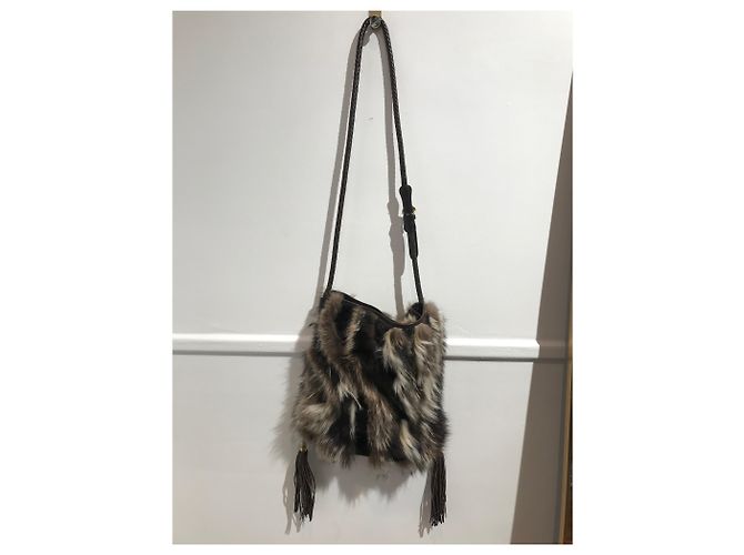 Borse EMILIO PUCCI T. Pelliccia Marrone - vista 2