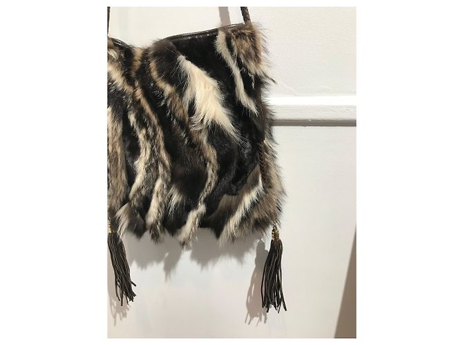 Borse EMILIO PUCCI T. Pelliccia Marrone - vista 5