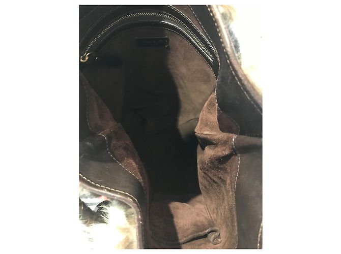 Borse EMILIO PUCCI T. Pelliccia Marrone - vista 9