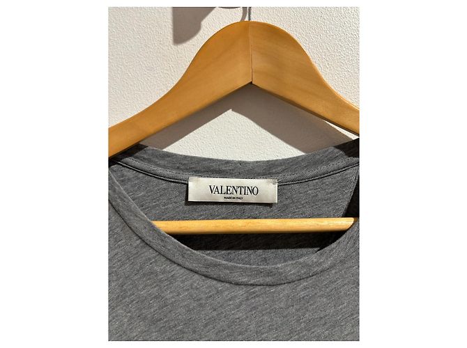 VALENTINO GARAVANI Tops T.Internacional L Algodón Gris - vista 5