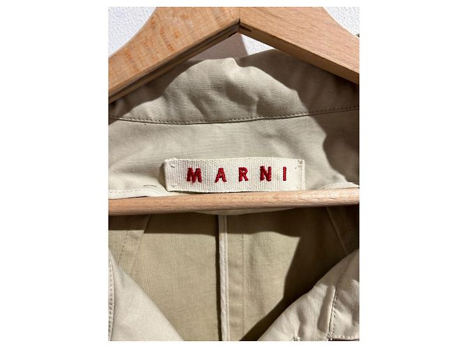 MARNI Chaquetas T.International XL Algodón Beige - vista 8