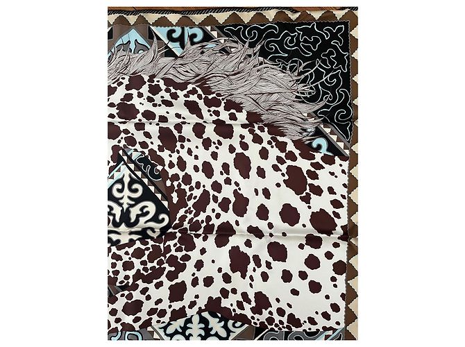 Hermès Appaloosa delle steppe Blu Marrone chiaro - vista 4