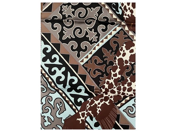 Hermès Appaloosa delle steppe Blu Marrone chiaro - vista 8