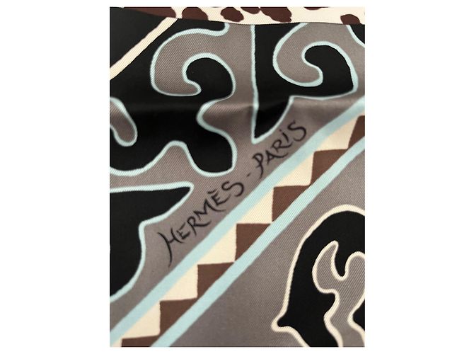 Hermès Appaloosa delle steppe Blu Marrone chiaro - vista 9