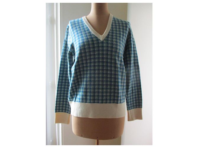 Ermenegildo Zegna Wollpullover mit grafischem Muster, Größe 50/M. Mehrfarben - Ansicht 2