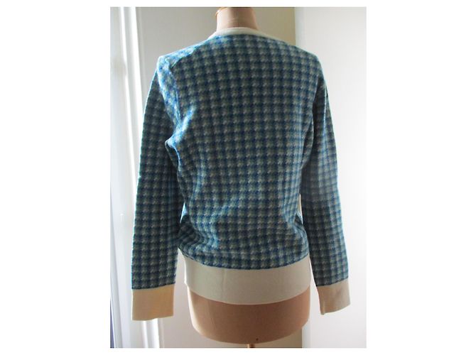 Ermenegildo Zegna Wollpullover mit grafischem Muster, Größe 50/M. Mehrfarben - Ansicht 4