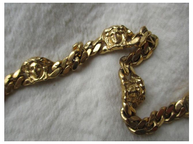 Bracciale Gianni Versace Medusa placcato oro D'oro - vista 2