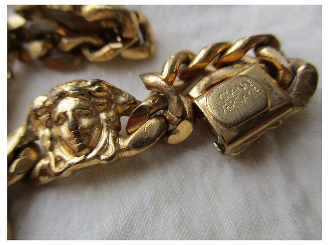 Bracciale Gianni Versace Medusa placcato oro D'oro - vista 4