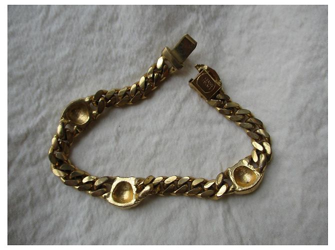 Bracciale Gianni Versace Medusa placcato oro D'oro - vista 6