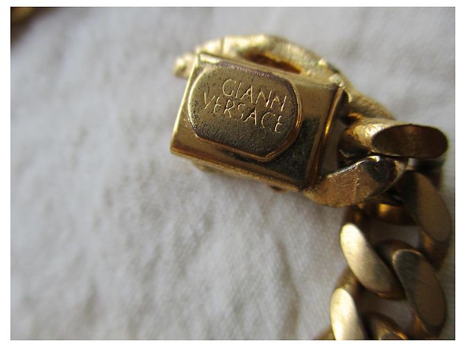 Bracciale Gianni Versace Medusa placcato oro D'oro - vista 7