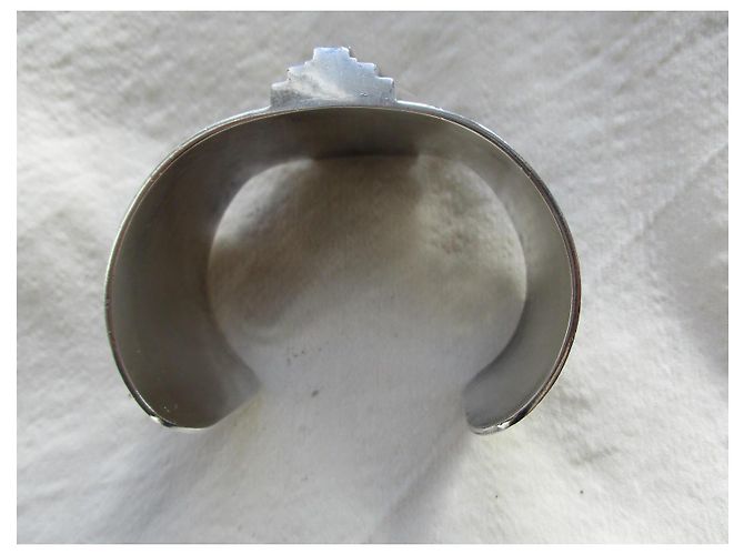 Autre Marque Bracciale in argento massiccio e onice, anni '90. - vista 3