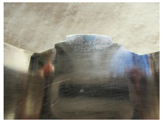 Autre Marque Bracciale in argento massiccio e onice, anni '90. - vista 6