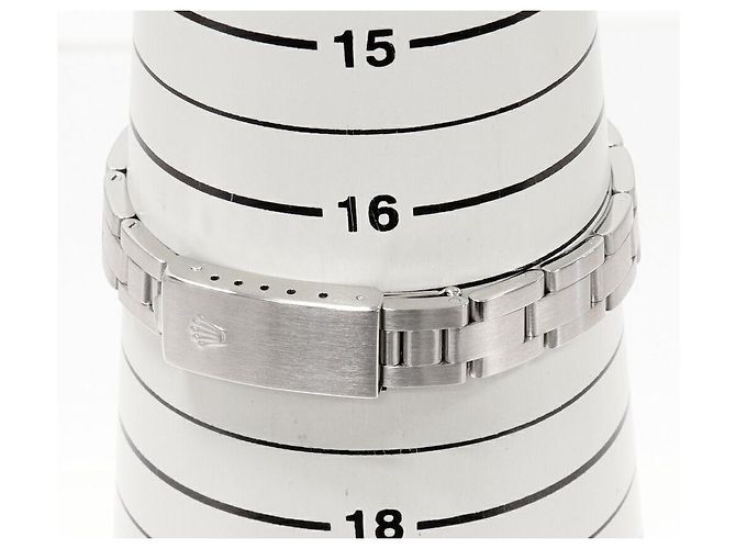 Rolex Oyster Perpetual Edelstahl Uhr Blau - Ansicht 4