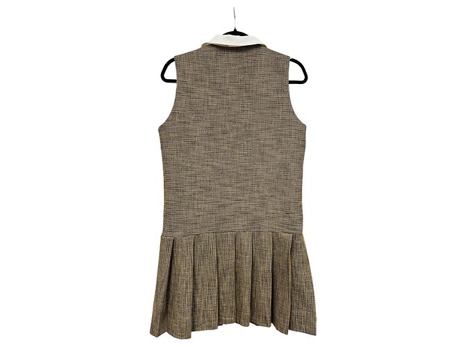 Vestido corto sin mangas micro pata de gallo Sandro Multicolor - vista 4