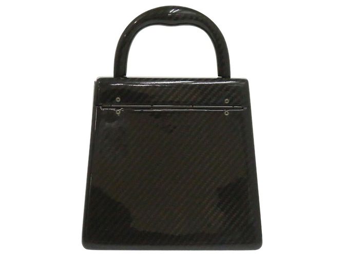 Borsa Salvatore Ferragamo Gancini DO-21 Nero - vista 3