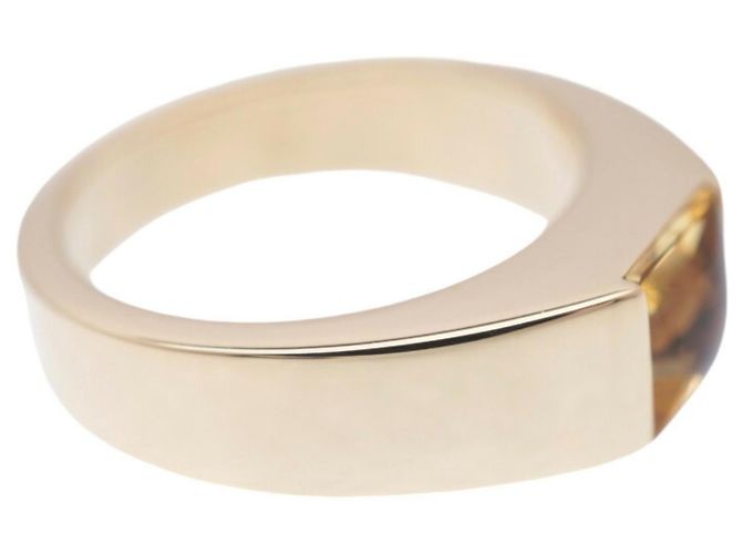 Anello Cartier Tank Citrine K18YG - vista 5