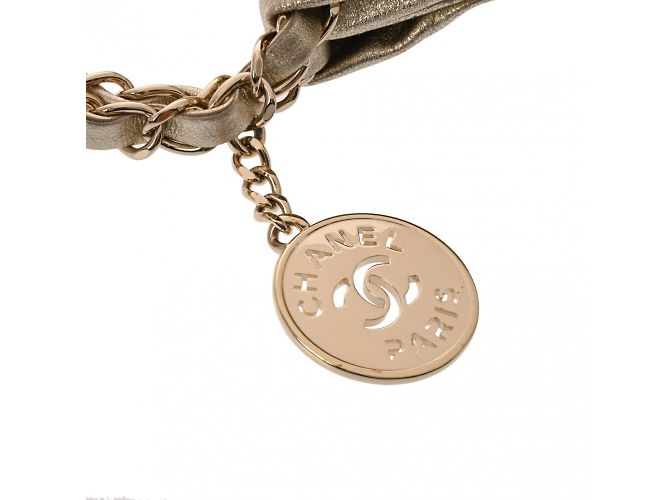 Borsa Piccola Chanel 22 in Oro Metallico D'oro - vista 11