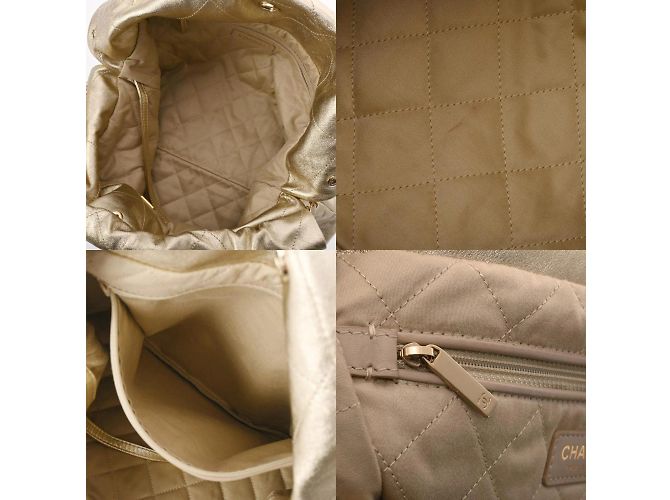 Borsa Piccola Chanel 22 in Oro Metallico D'oro - vista 12