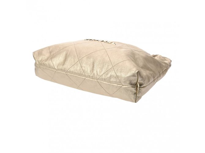 Borsa Piccola Chanel 22 in Oro Metallico D'oro - vista 5