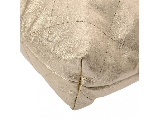 Borsa Piccola Chanel 22 in Oro Metallico D'oro - vista 7