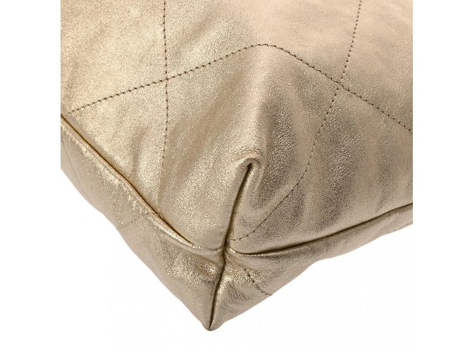 Borsa Piccola Chanel 22 in Oro Metallico D'oro - vista 9